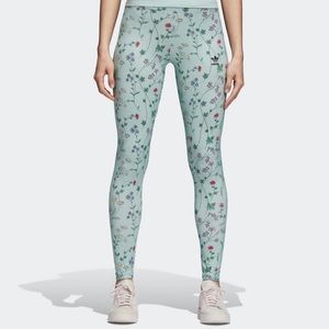 NWT 🏷 Adidas Color Tights Floral Print Leggings